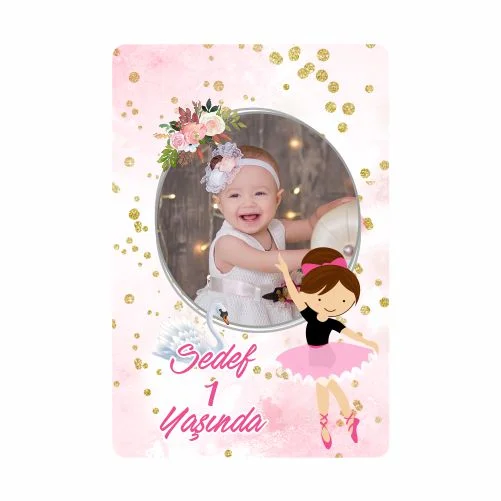 Bale Temalı Doğum Günü Afişi